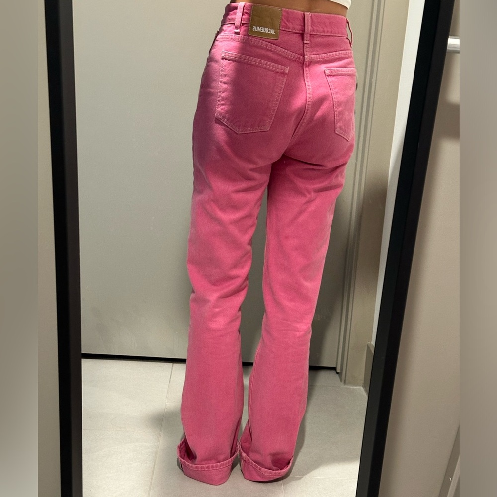 Used Jacquemus Denim Pants Pink 27